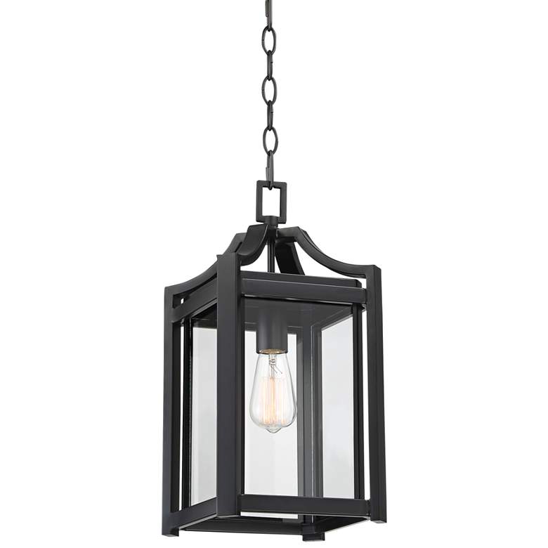 Image 2 Franklin Iron Rockford 17 1/4 inch High Black Outdoor Hanging Light