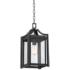 Franklin Iron Rockford 17 1/4" High Black Outdoor Hanging Light