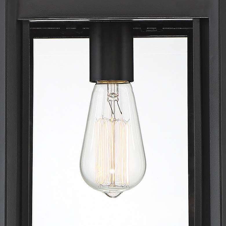 Image 3 Franklin Iron Rockford 17 1/4 inch High Black Outdoor Hanging Light more views
