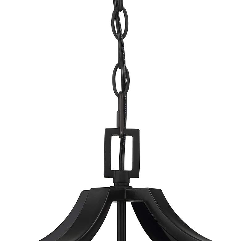 Image 4 Franklin Iron Rockford 17 1/4" High Black Outdoor Hanging Light more views