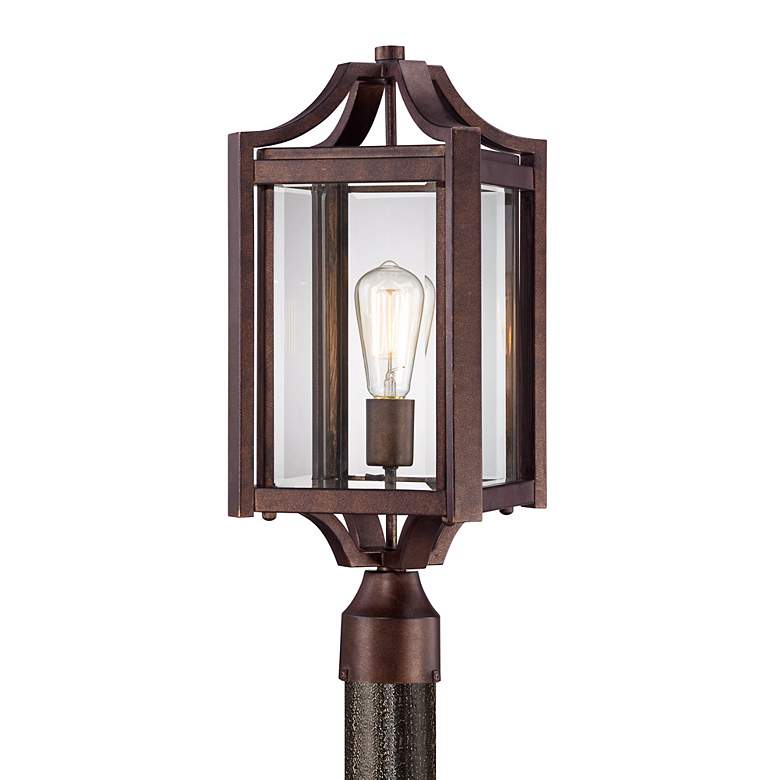 Image 2 Franklin Iron Rockford 20 1/4" High Bronze Outdoor Post Light