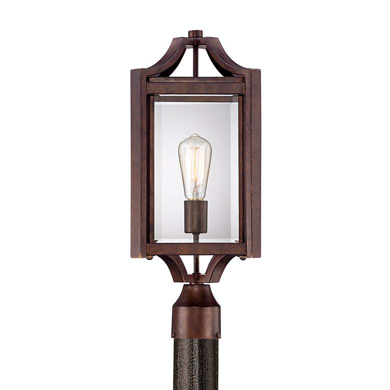 Image 3 Franklin Iron Rockford 20 1/4" High Bronze Outdoor Post Light more views
