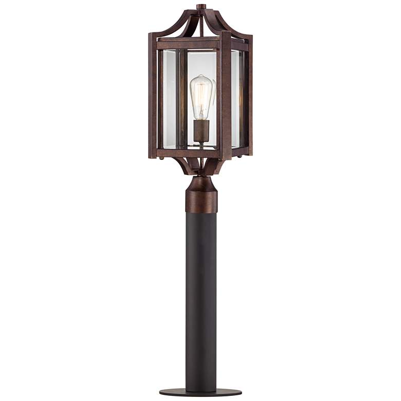 Image 1 Franklin Iron Rockford 36 1/4" Landscape Light with Low Voltage Bulb