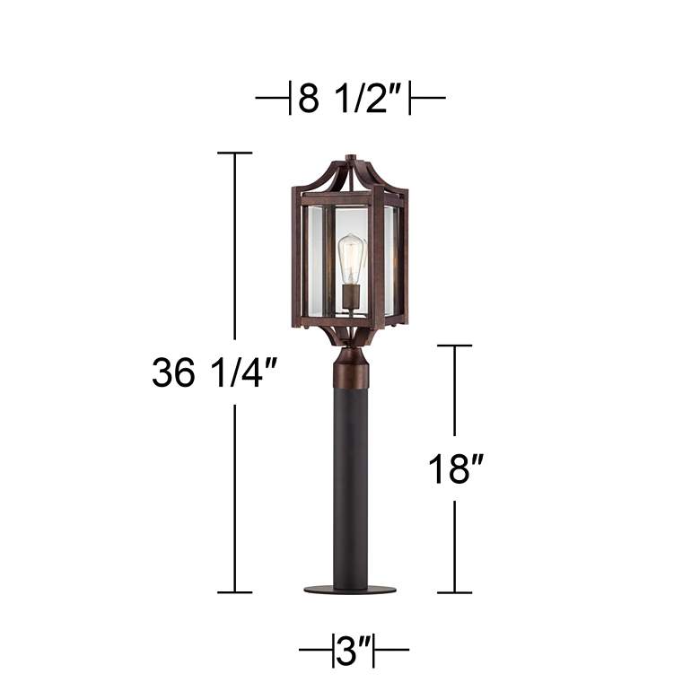 Image 4 Franklin Iron Rockford 36 1/4" Landscape Light with Low Voltage Bulb more views