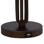 5_Franklin Iron Samuel 20" Mica Shade and Bronze USB Lamps Set of 2 more views