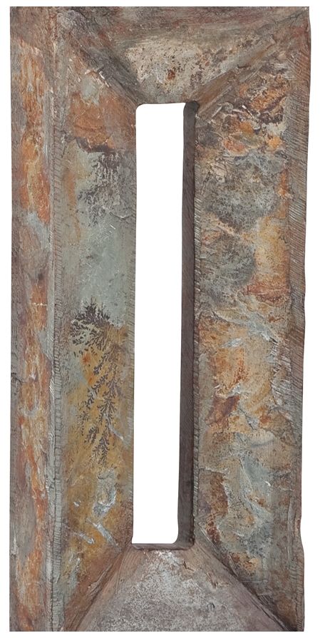 Image 4 Franklin Iron Tahoe 26" Rustic Modern Rectangle Slate Table Lamp more views