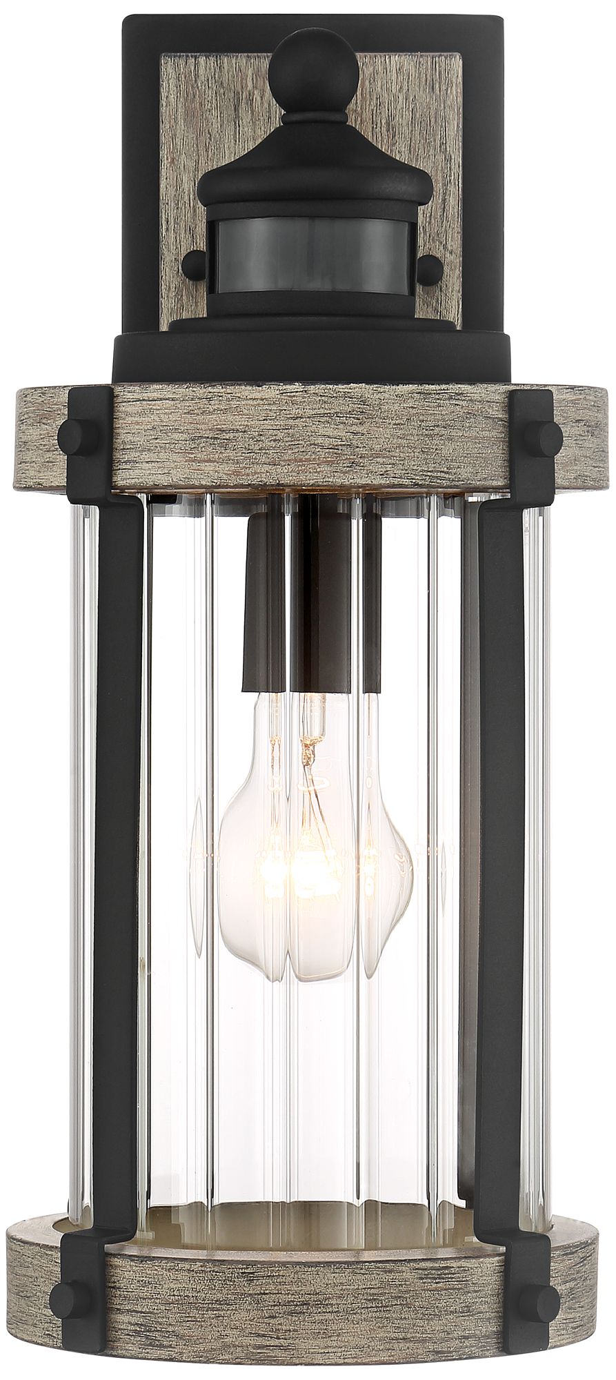 Image 5 Franklin Iron Works 15 1/2" Gray Dual-Bright Motion Sensor Outdoor Lt more views