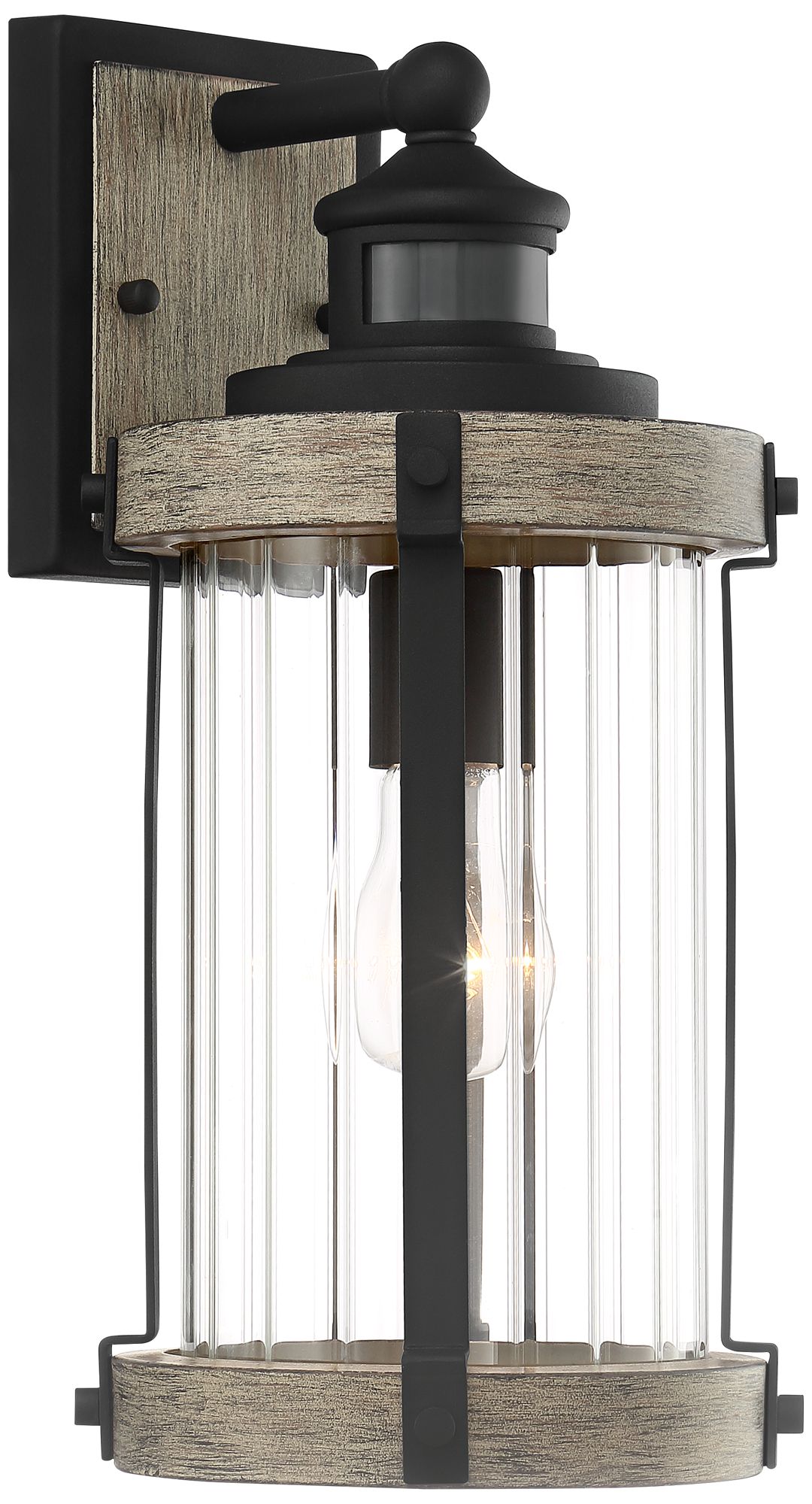 Image 6 Franklin Iron Works 15 1/2" Gray Dual-Bright Motion Sensor Outdoor Lt more views