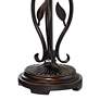 5_Franklin Iron Works 23 3/4" Leaf and Vine Mica Shade Lamps Set of 2 more views