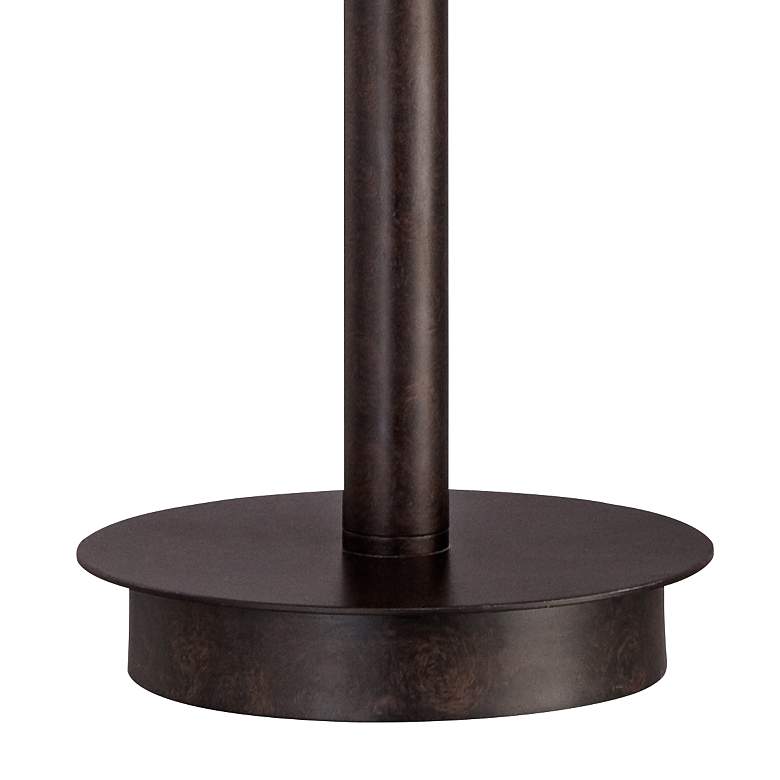Image 5 Franklin Iron Works 24" Bronze Industrial Cage Accent Lamp more views