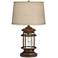 Franklin Iron Works Andreas 26" Industrial Night Light USB Table Lamp