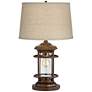 Franklin Iron Works Andreas 26" Lantern Night Light USB Lamps Set of 2