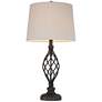 Annie Iron Scroll Table Lamps Set of 2