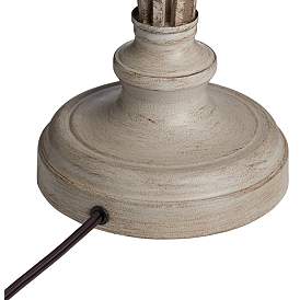Image5 of Franklin Iron Works Annie 28" Sand Iron Scroll Table Lamps Set of 2 more views