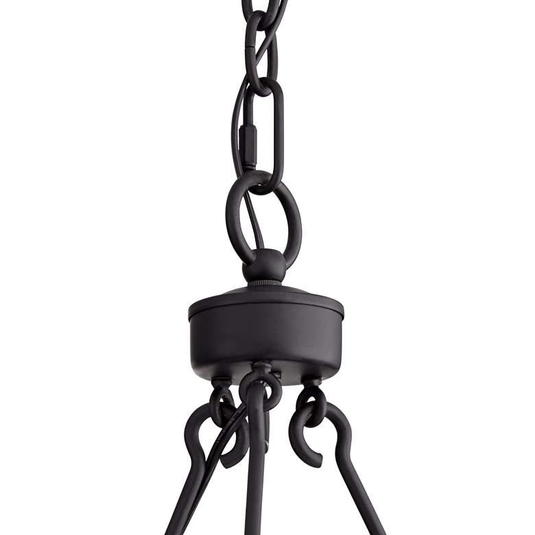 Image 4 Franklin Iron Works Antler Lodge 36.75 inch Wide 6-Light Rustic Chandelier more views