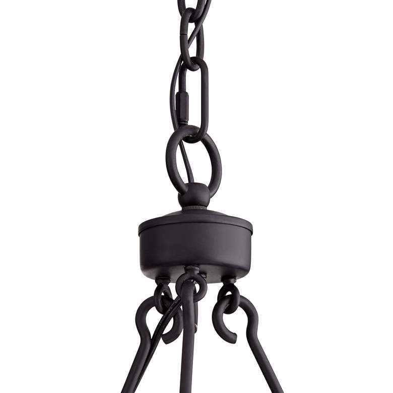 Image 4 Franklin Iron Works Antler Lodge 36.75" Wide 6-Light Rustic Chandelier more views