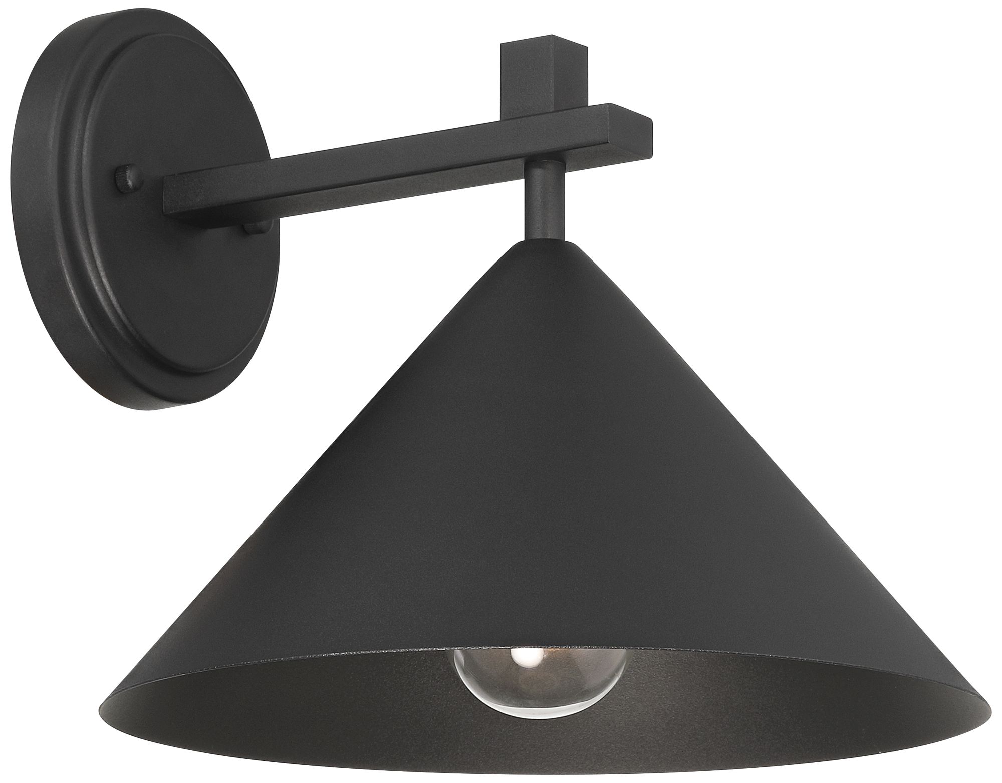 Watch A Video About the Apex Textured Black Outdoor Wall Light