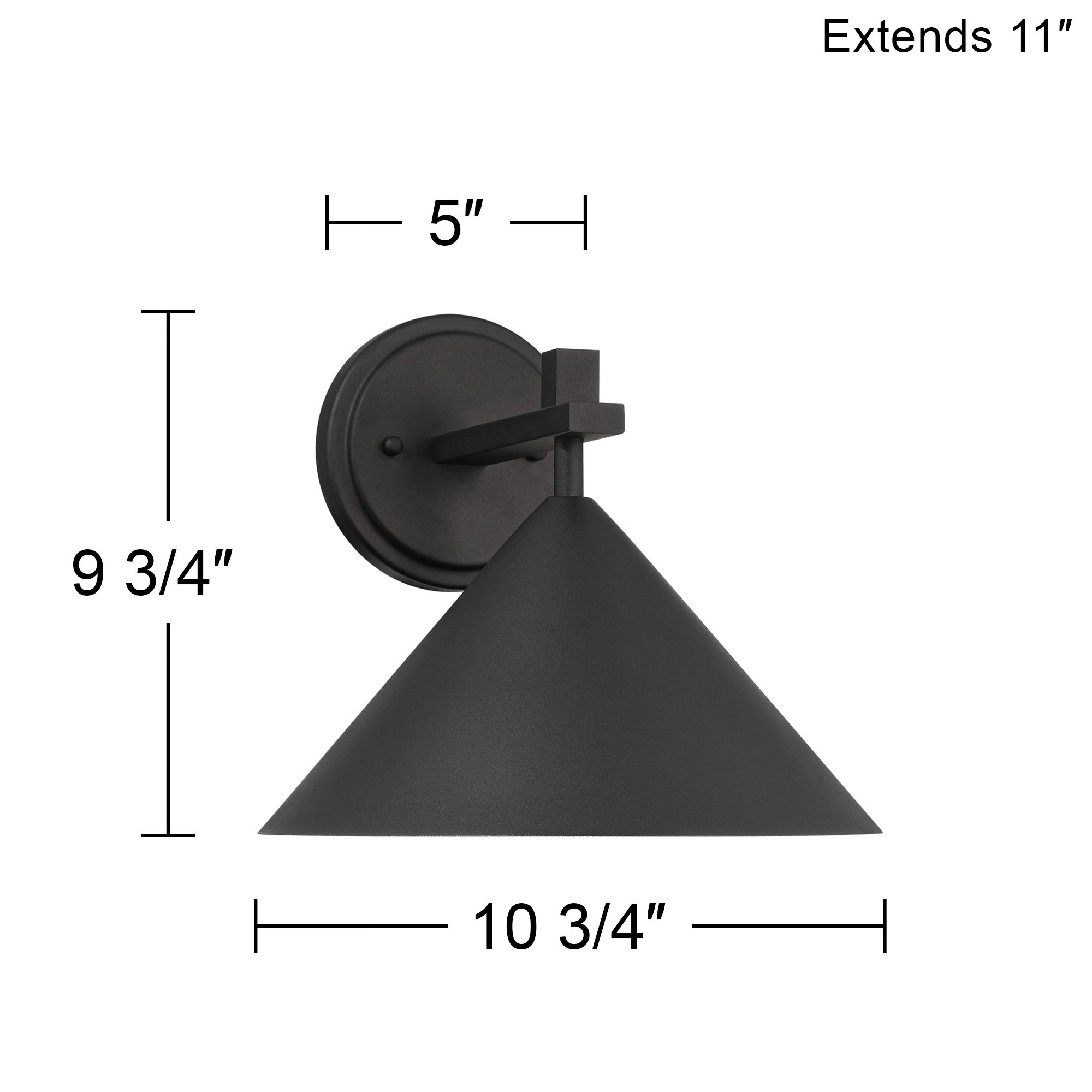 Watch A Video About the Apex Textured Black Outdoor Wall Light