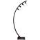 Franklin Iron Works Arcos 71" Bronze 4-Light Modern Arc Floor Lamp