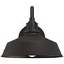 5_Franklin Iron Works Arnett 10 1/2" Black Outdoor Barn Lights Set of 2 more views