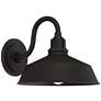 6_Franklin Iron Works Arnett 10 1/2" Black Outdoor Barn Lights Set of 2 more views