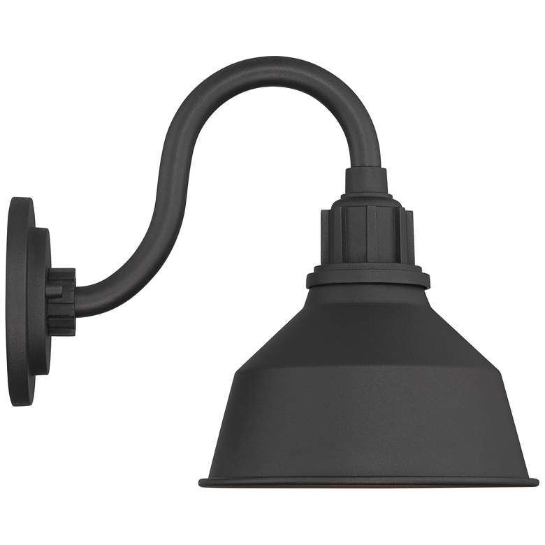 Image 7 Franklin Iron Works Arnett 8" Wide Black Barn Light Sconces Set of 2 more views