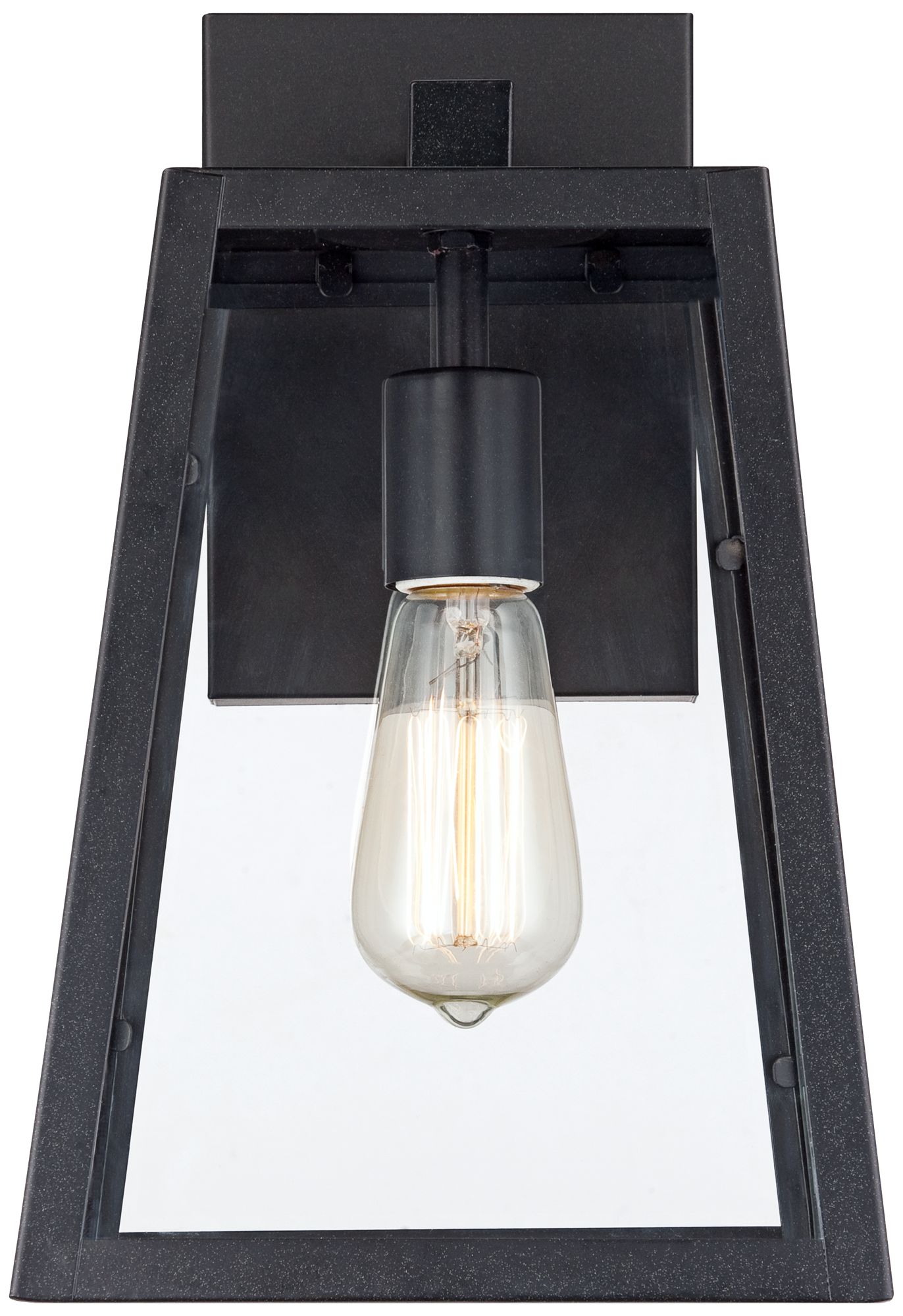 Image 5 Franklin Iron Works Arrington 13"H Mystic Black Wall Lights Set of 2 more views