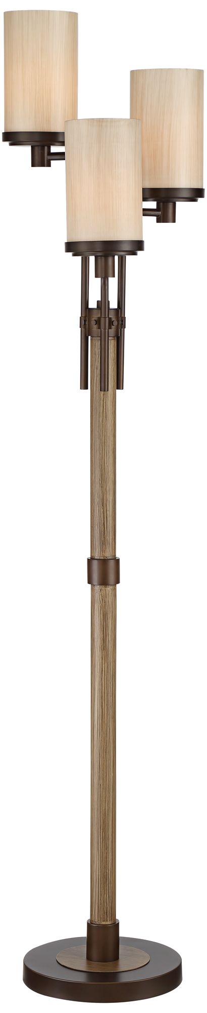 Watch a Video Astoria Faux Wood and Bronze 3 Light Tree Floor LampAstoria Faux Wood and Bronze 3 Light Tree Floor Lamp