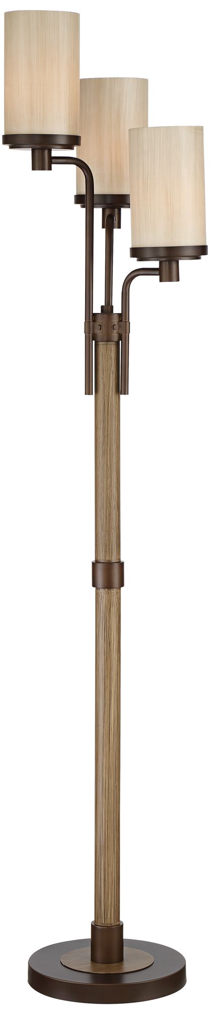 Watch a Video Astoria Faux Wood and Bronze 3 Light Tree Floor LampAstoria Faux Wood and Bronze 3 Light Tree Floor Lamp