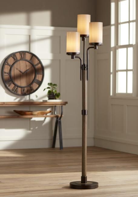 Watch a Video Astoria Faux Wood and Bronze 3 Light Tree Floor LampAstoria Faux Wood and Bronze 3 Light Tree Floor Lamp