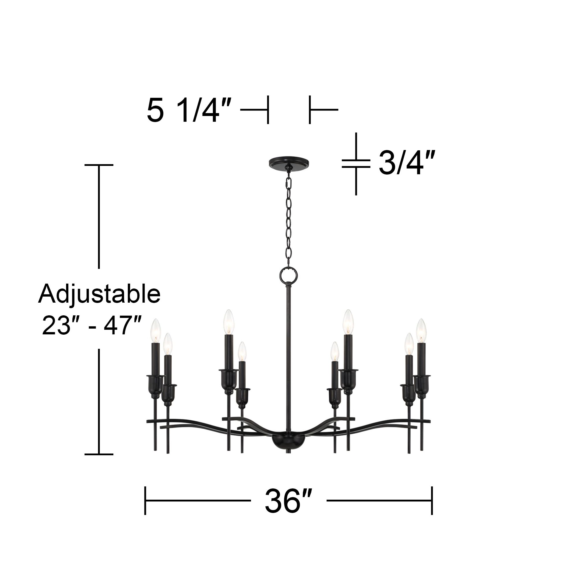 Watch A Video About the Austin Semi Gloss Black 8 Light Chandelier