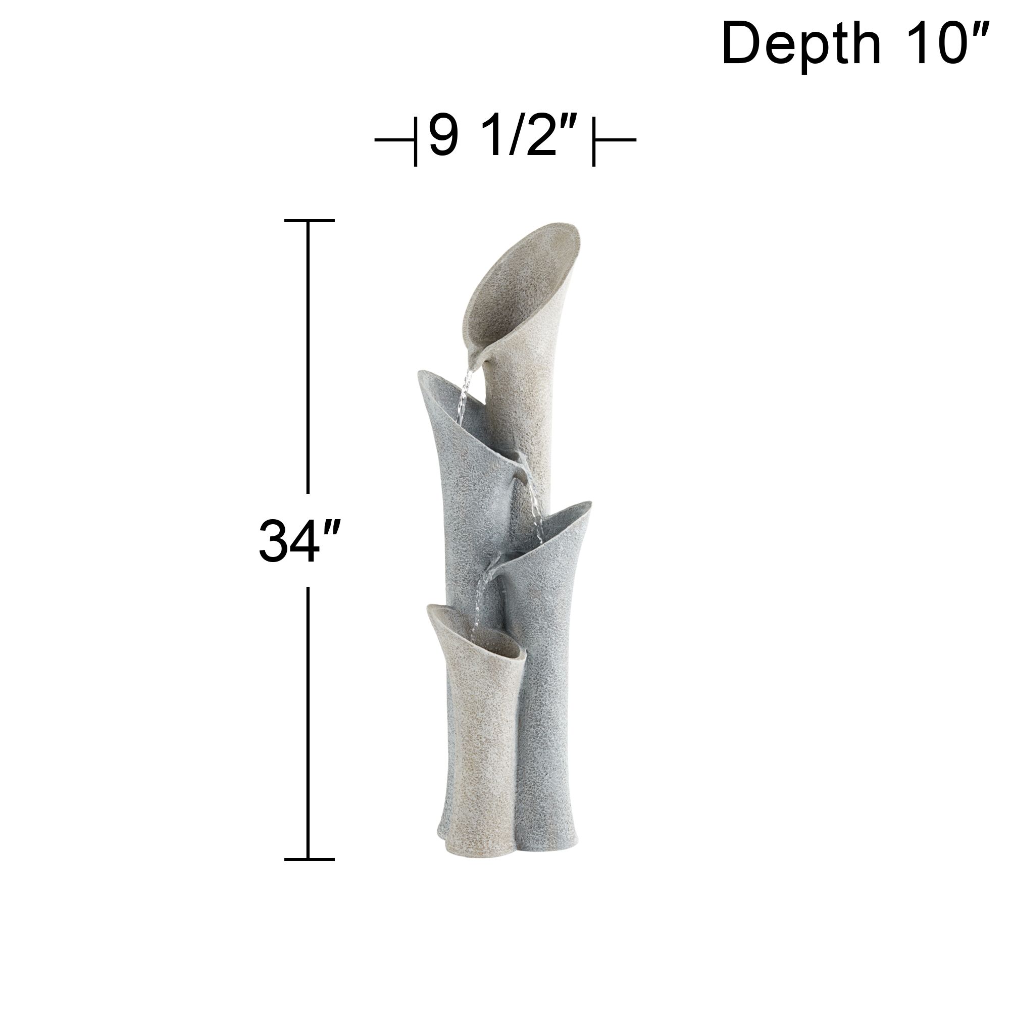 Bell 4-Tier Modern Fountain