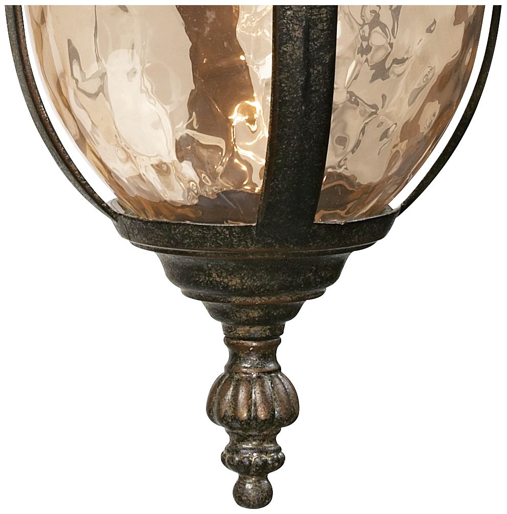 Image 5 Franklin Iron Works Bellagio 16 1/2" Bronze Downbridge Outdoor Wall Lt more views
