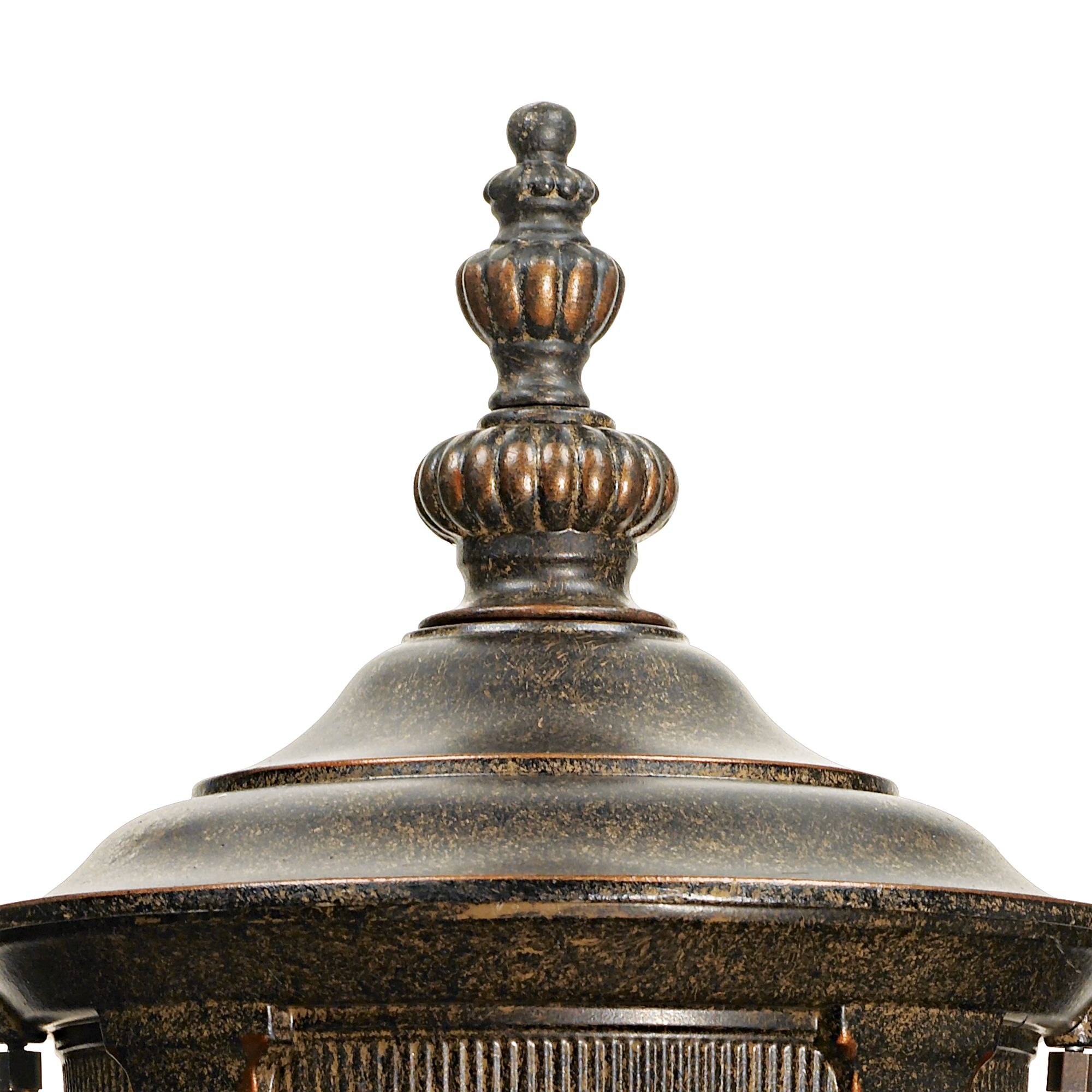 Image 3 Franklin Iron Works Bellagio 16 1/2" Bronze Upbridge Arm Outdoor Light more views