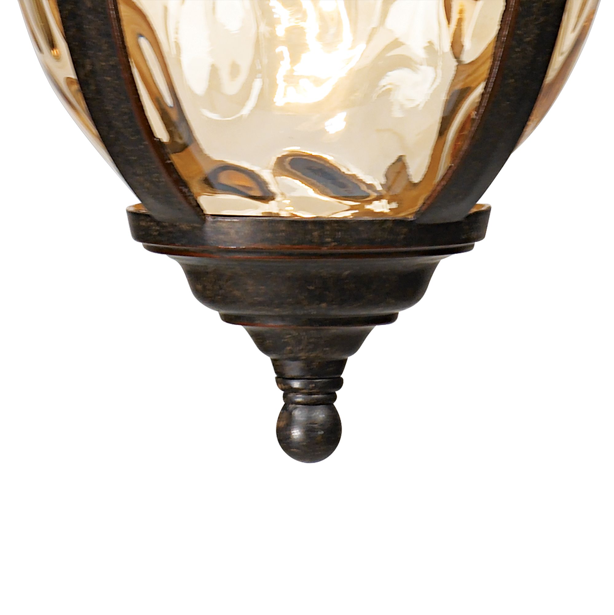 Image 6 Franklin Iron Works Bellagio 18" High Bronze Outdoor Hanging Light more views
