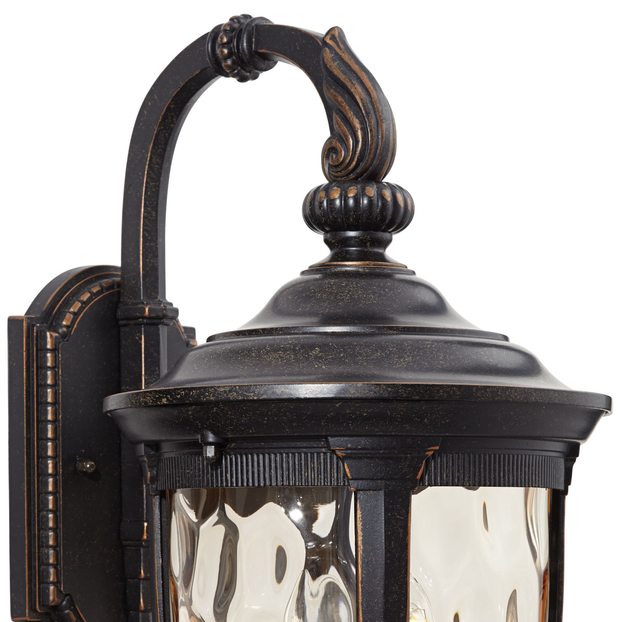 Image 6 Franklin Iron Works Bellagio 20 1/2" Bronze Downbridge Outdoor Wall Lt more views