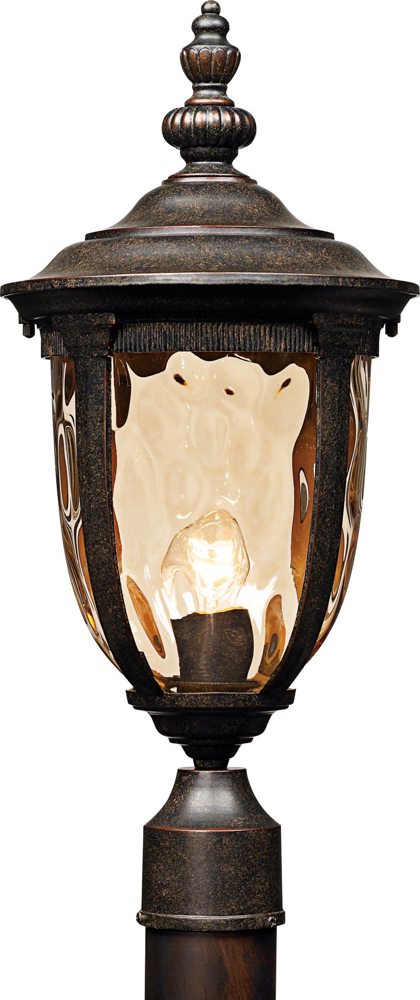 Franklin Iron Works Bellagio 21 1/4" High Bronze Outdoor Post Light