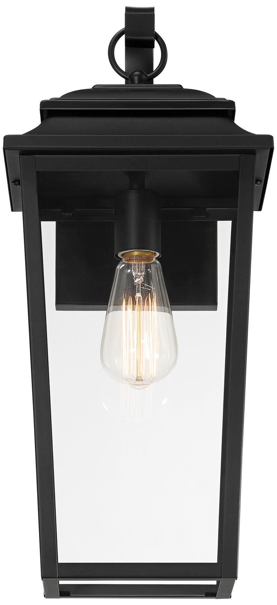 Image 4 Franklin Iron Works Bellis Verde 20" Textured Black Outdoor Wall Light more views