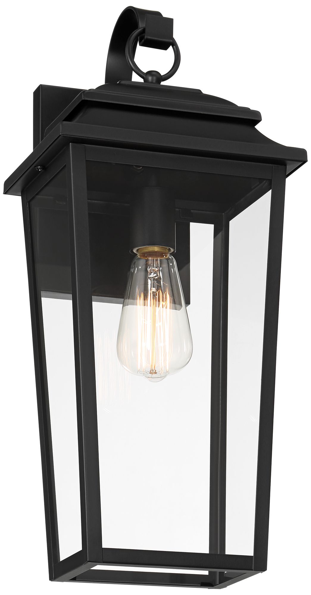 Image 5 Franklin Iron Works Bellis Verde 20" Textured Black Outdoor Wall Light more views