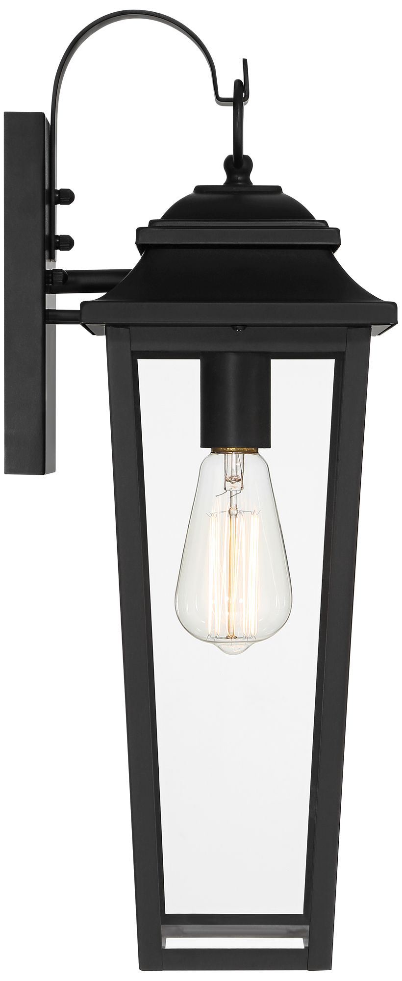 Image 7 Franklin Iron Works Bellis Verde 20" Textured Black Outdoor Wall Light more views
