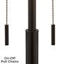 3_Franklin Iron Works Bernie 26" Bronze USB Lamps with Acrylic Risers more views