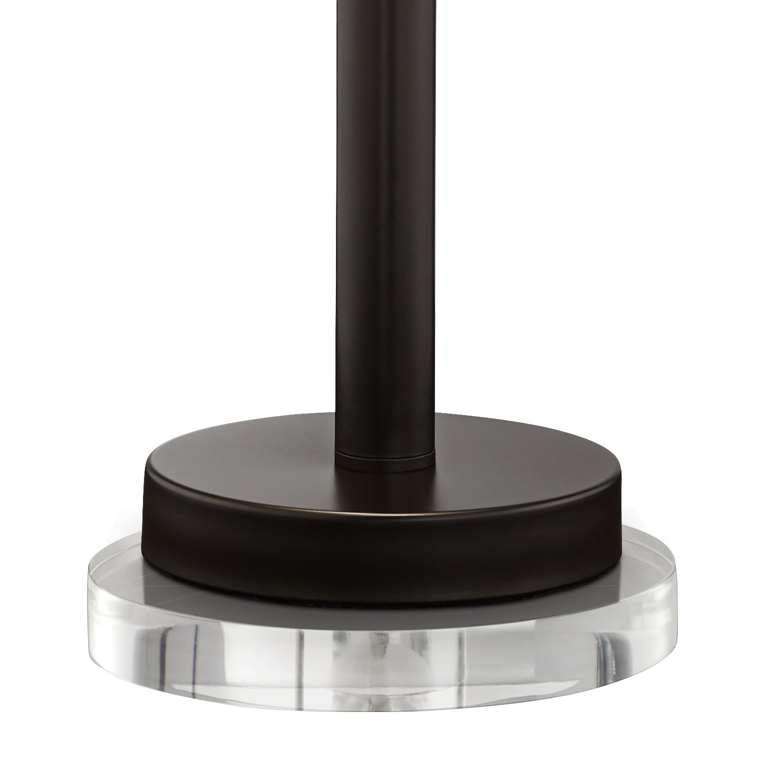 Image 4 Franklin Iron Works Bernie 26" Bronze USB Lamps with Acrylic Risers more views