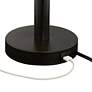 5_Franklin Iron Works Bernie 26" Bronze USB Lamps with Acrylic Risers more views