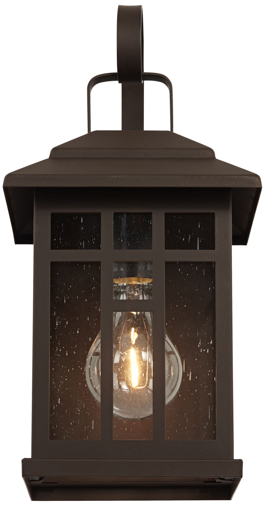 Image 7 Franklin Iron Works Bester 12 1/2" Bronze Lantern Wall Lights Set of 2 more views
