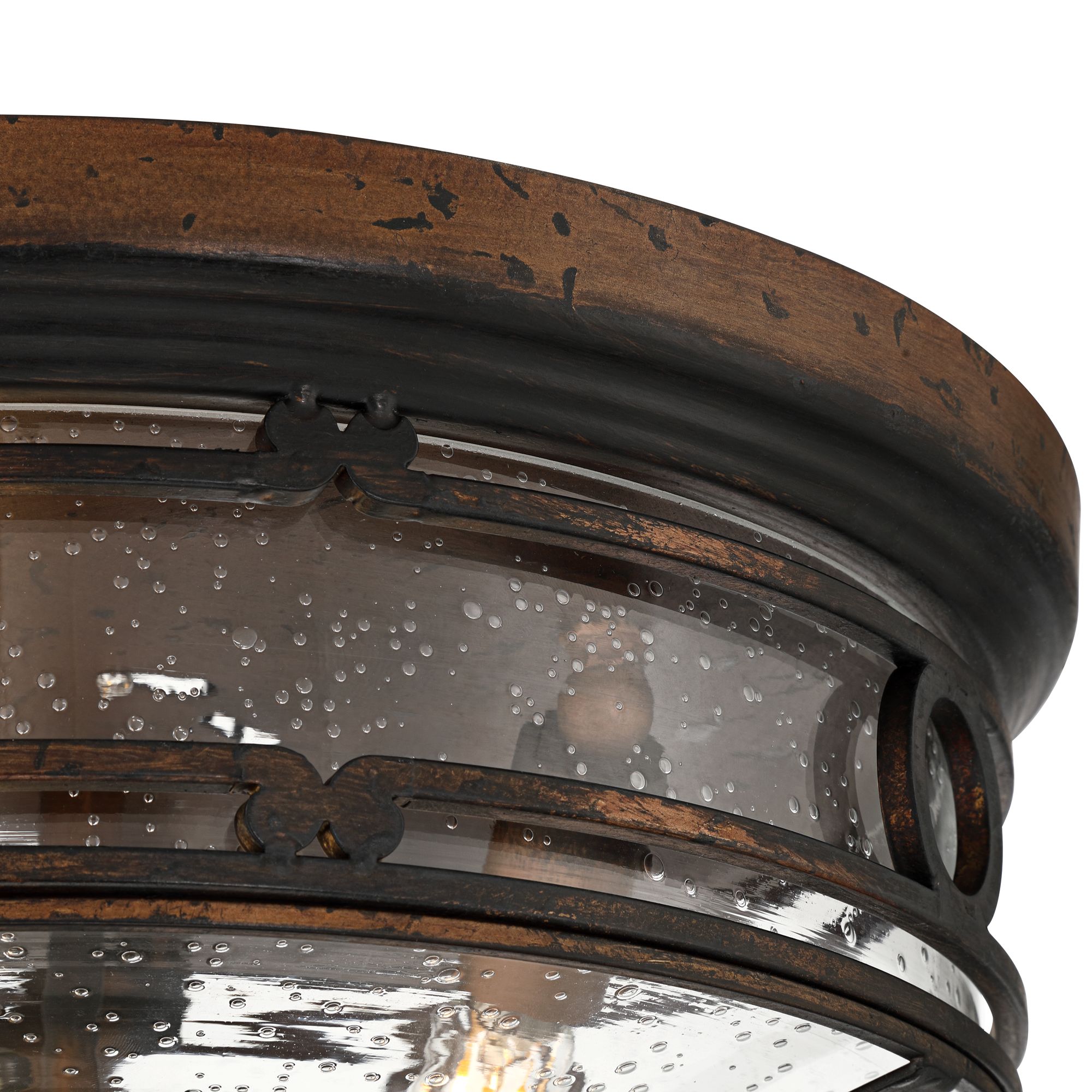 Image 3 Franklin Iron Works Beverly Drive 14"W Indoor-Outdoor Ceiling Light more views