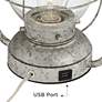Franklin Iron Works Bodie Lantern Night Light LED USB Lamp with Dimmer