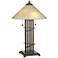 Franklin Iron Works Bronze Planes 'n' Posts 23 1/2" Table Lamp