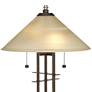 Thumbnail4 of Franklin Iron Works Bronze Planes 'n' Posts 23 1/2" Table Lamp more views