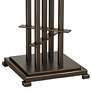 Franklin Iron Works Bronze Planes &#39;n&#39; Posts 23 1/2" Table Lamp