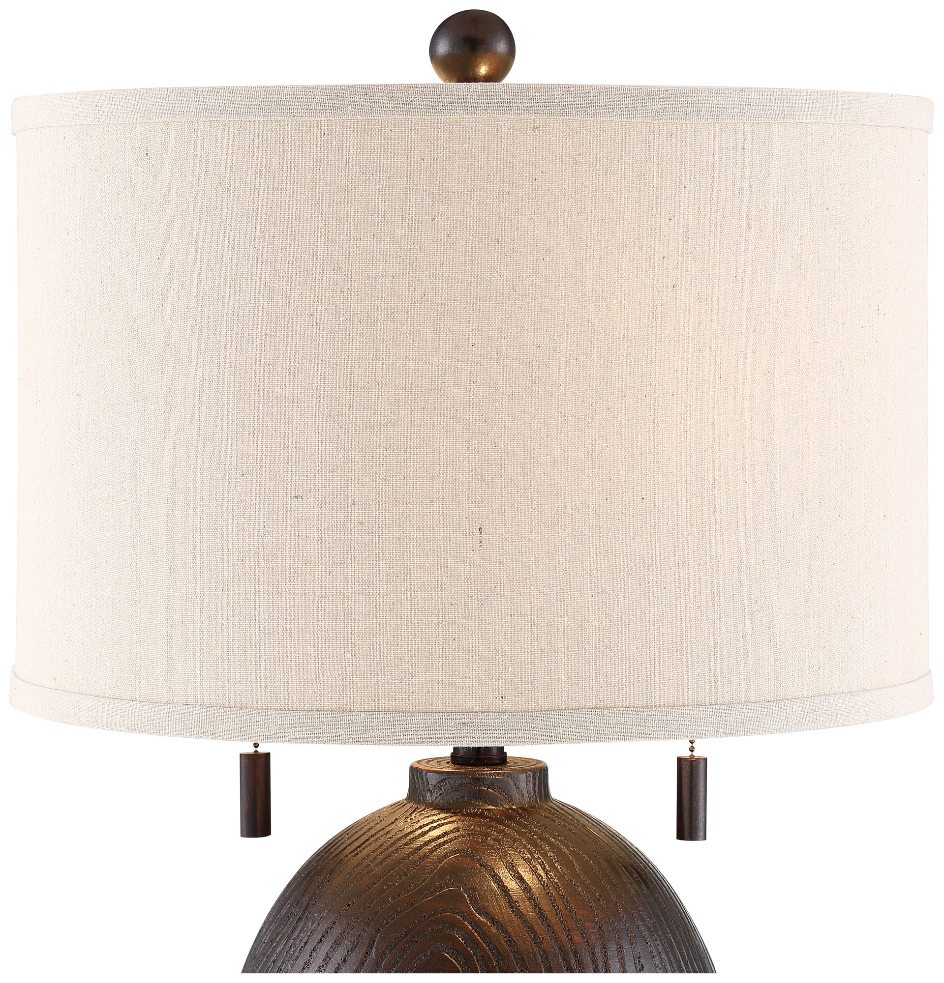 Franklin Iron Works Byron Pull Chain Table Lamps Set of 2 725T7